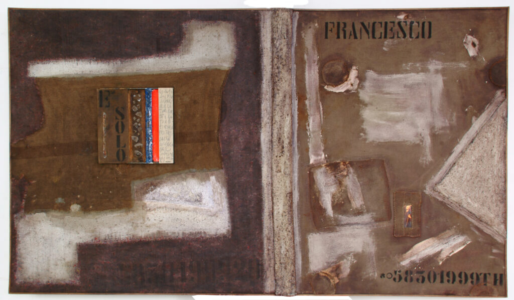 1990 Francesco è solo cm 138x238x10 tm su coperta