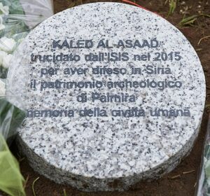 ippo dedicato a Khaled al Asaad al Giardino dei Giusti di Milano
