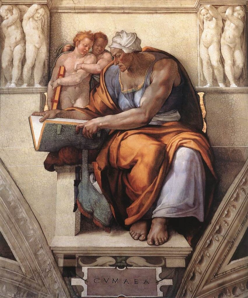 Sibilla Cumana - Michelangelo, 1511 (Cappella Sistina)