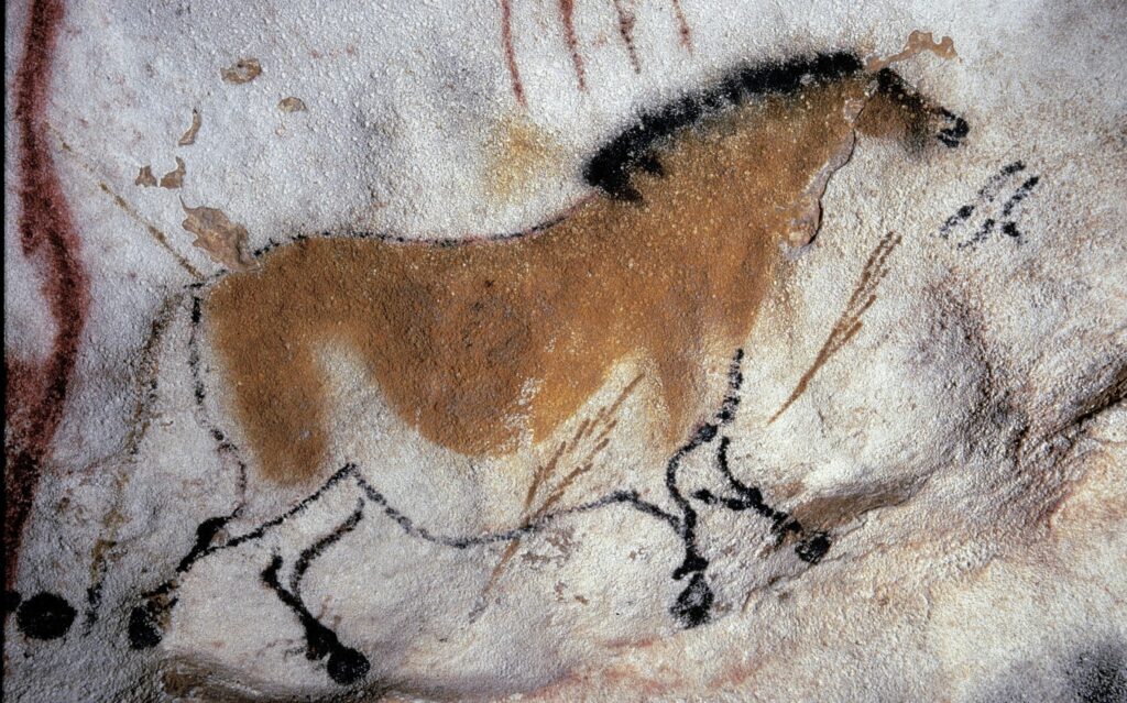 Graffito della grotta di Lascaux - Montignac, Francia