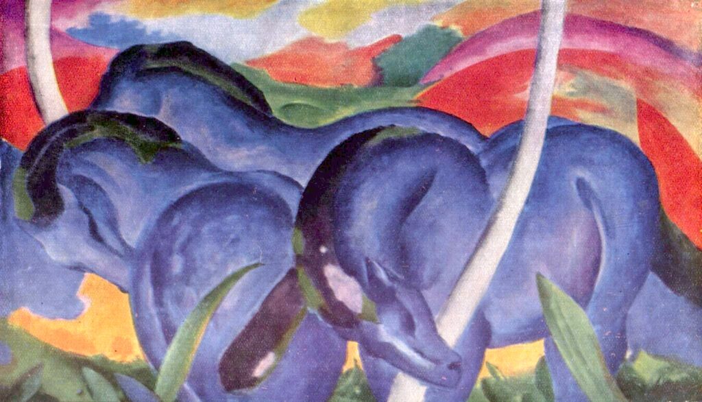 Franz Marc, I grandi cavalli azzurri (1911) - Walker Art Center, Minneapolis