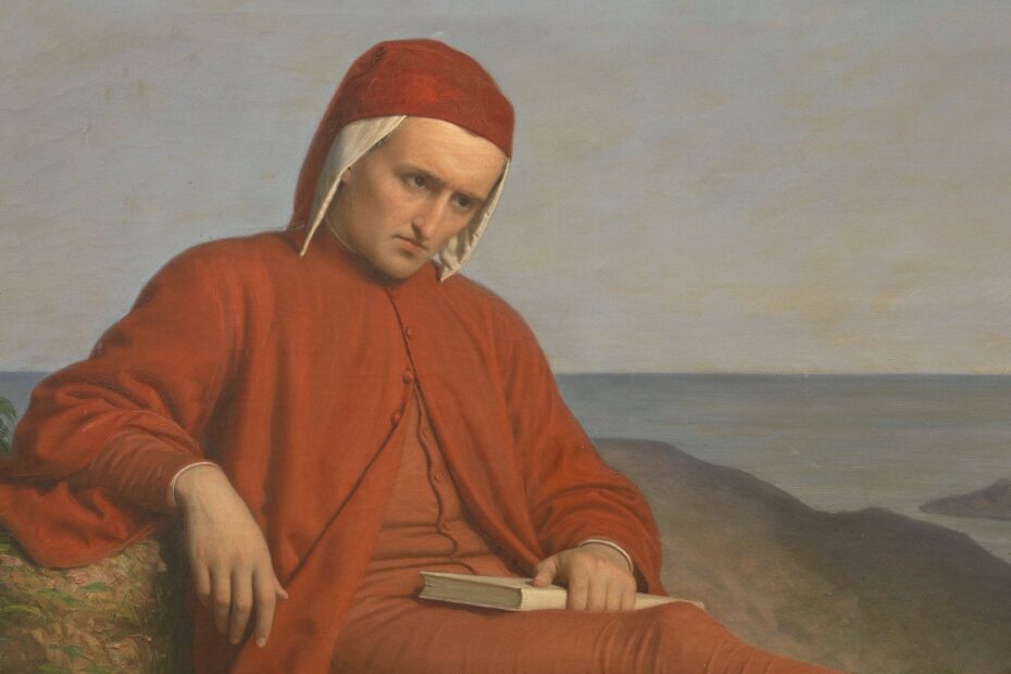 Dante in esilio - Domenico Petarlini (1822-1897) Palazzo Pitti, Firenze