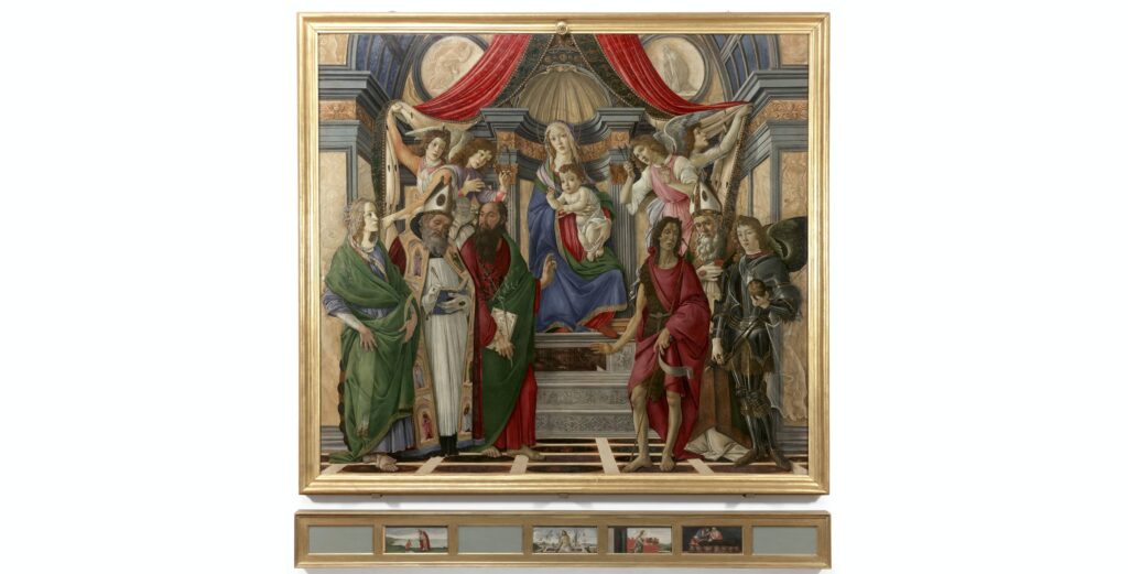 Sandro Botticelli, 1480 ca., Pala di San Barnaba - Galleria degli Uffizi