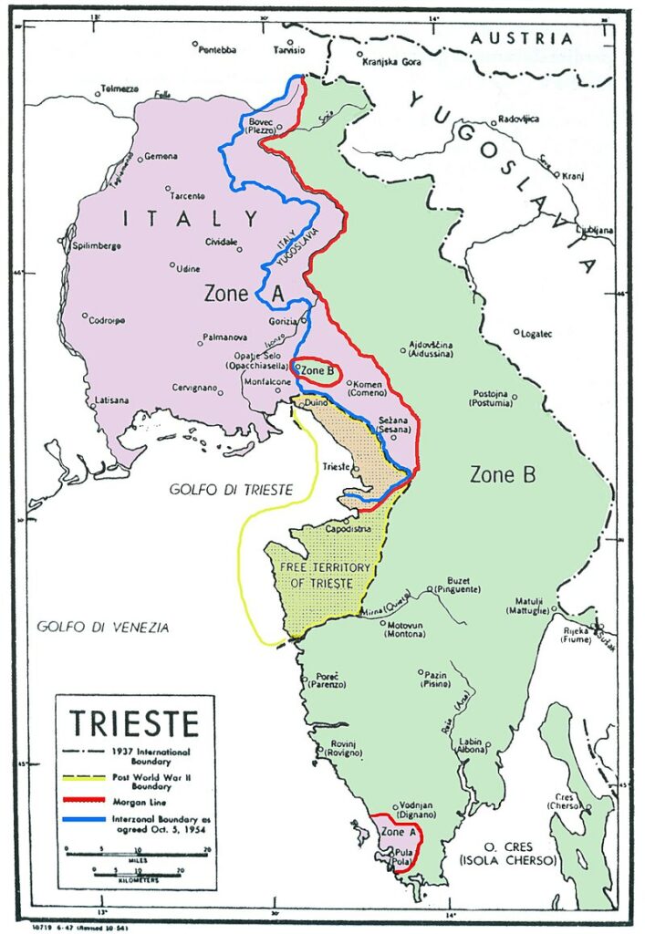 Trieste e la Venezia Giulia dopo la II Guerra Mondiale