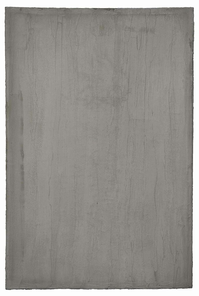 Enzo Cacciola, 8-6-1975, 1975, cemento su tela, cm 150x100