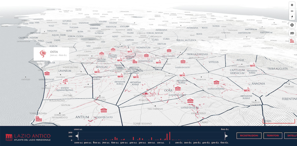 Lazioantico - mappa navigabile