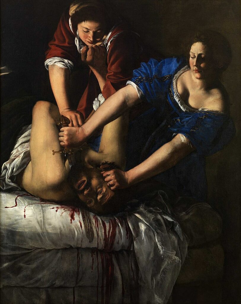 Artemisia Gentileschi, Giuditta che decapita Oloferne,Museo Nazionale di Capodimonte - Napoli