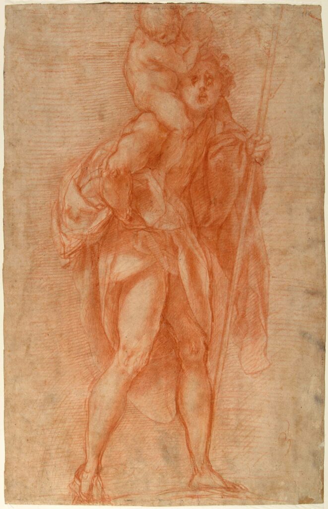 Pontormo, San Cristoforo (Istituto Centrale per la Grafica)