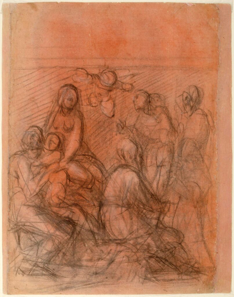 Pontormo, studio per Pala Pucci (Istituto Centrale per la Grafica)