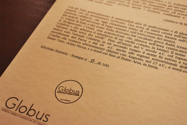 Globus cover - Stampa Re Italo, edizione limitata e firmata - immagine 3