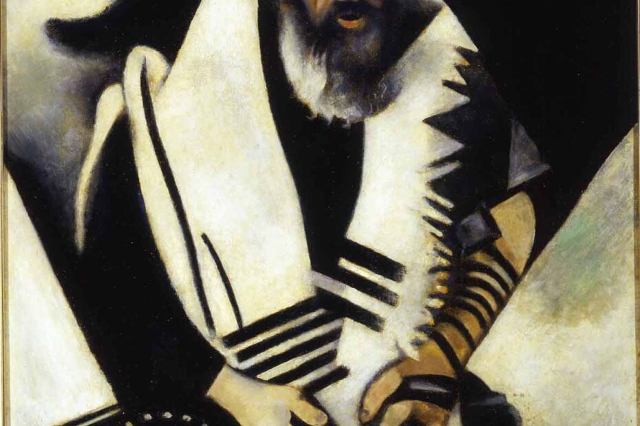 Rabbino n.2 o Rabbino di Vitebsk, 1914-22, olio su tela, 104x84cm. Ca’ Pesaro – Galleria Internazionale d’Arte Moderna